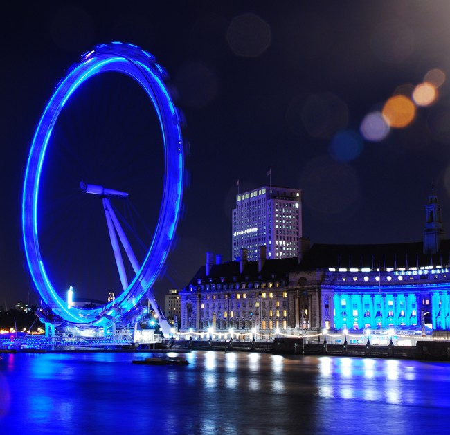 London Eye By Night