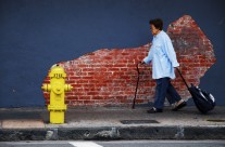Woman Walking: Chinatown